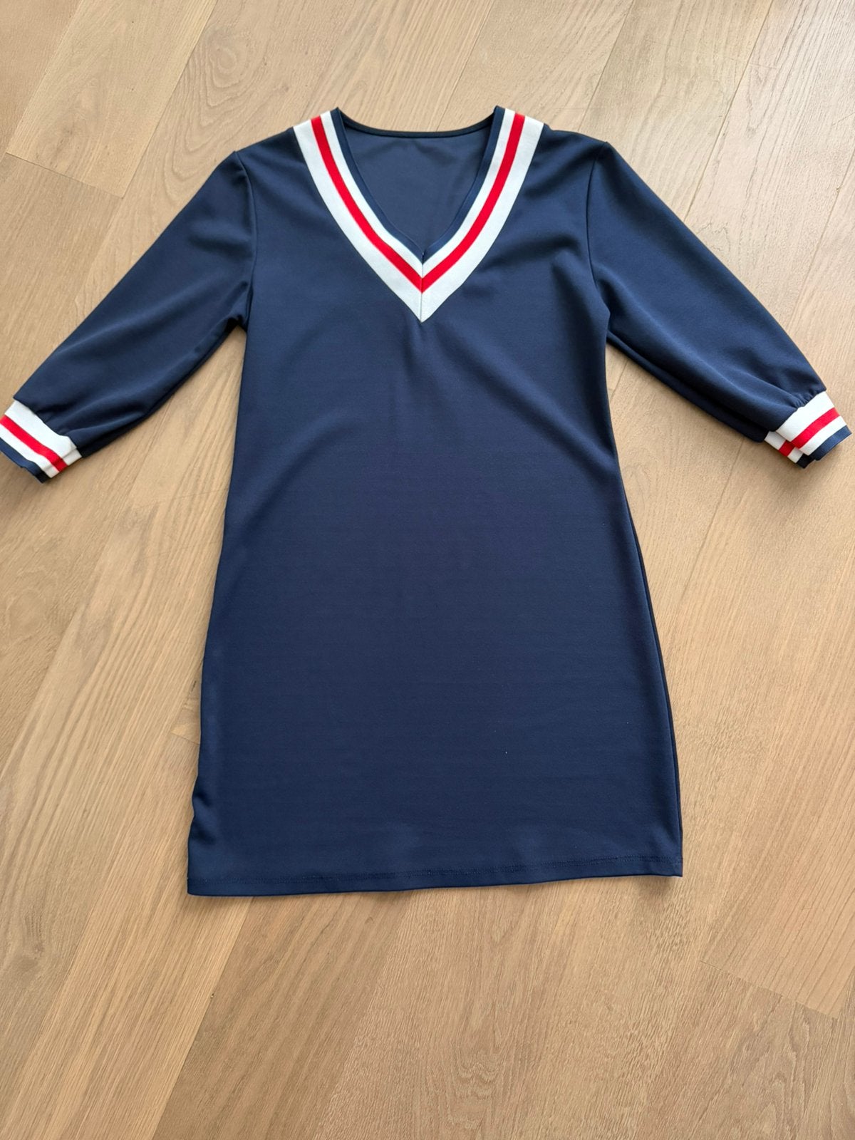 Blauwe jurl maat s, Enlèvement ou Envoi, Taille 36 (S), Comme neuf, Longueur genou
