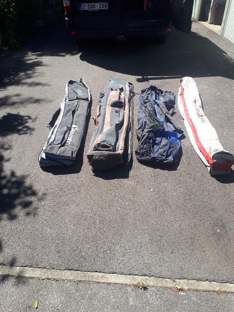 4 fourreau de peche, Sports nautiques & Bateaux, Enlèvement, Utilisé, Ligne fixe