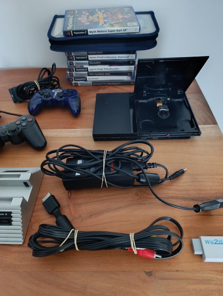 Playstation 2 met games, Games en Spelcomputers, Ophalen, Gebruikt