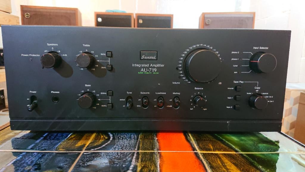 Sansui AU - 719, Autres marques, 60 à 120 watts, Enlèvement, Stéréo