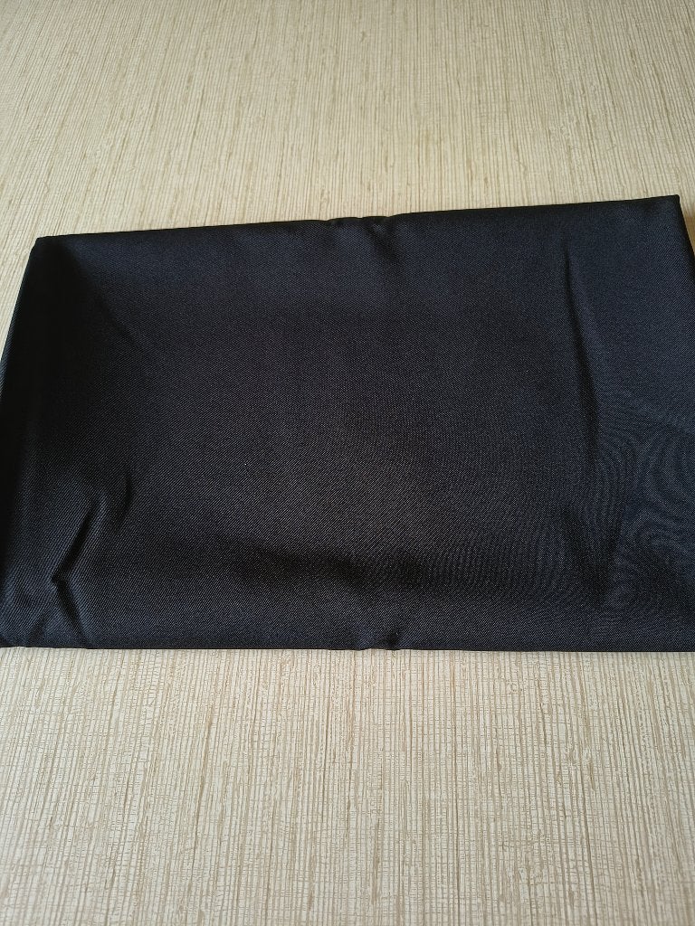 zwarte lap stof  coupon, Hobby en Vrije tijd, 120 cm of meer, Zwart, Ophalen of Verzenden, Zo goed als nieuw