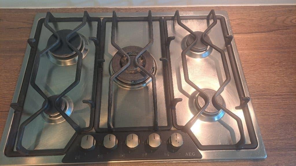 Cuisinière à gaz AEG 68x51cm, Electroménager, Gaz, Encastré, Enlèvement, Utilisé