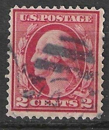 USA 1912/1915 - Yvert 183A - Benjamin Franklin - 2 c. (ST), Verzenden, Gestempeld