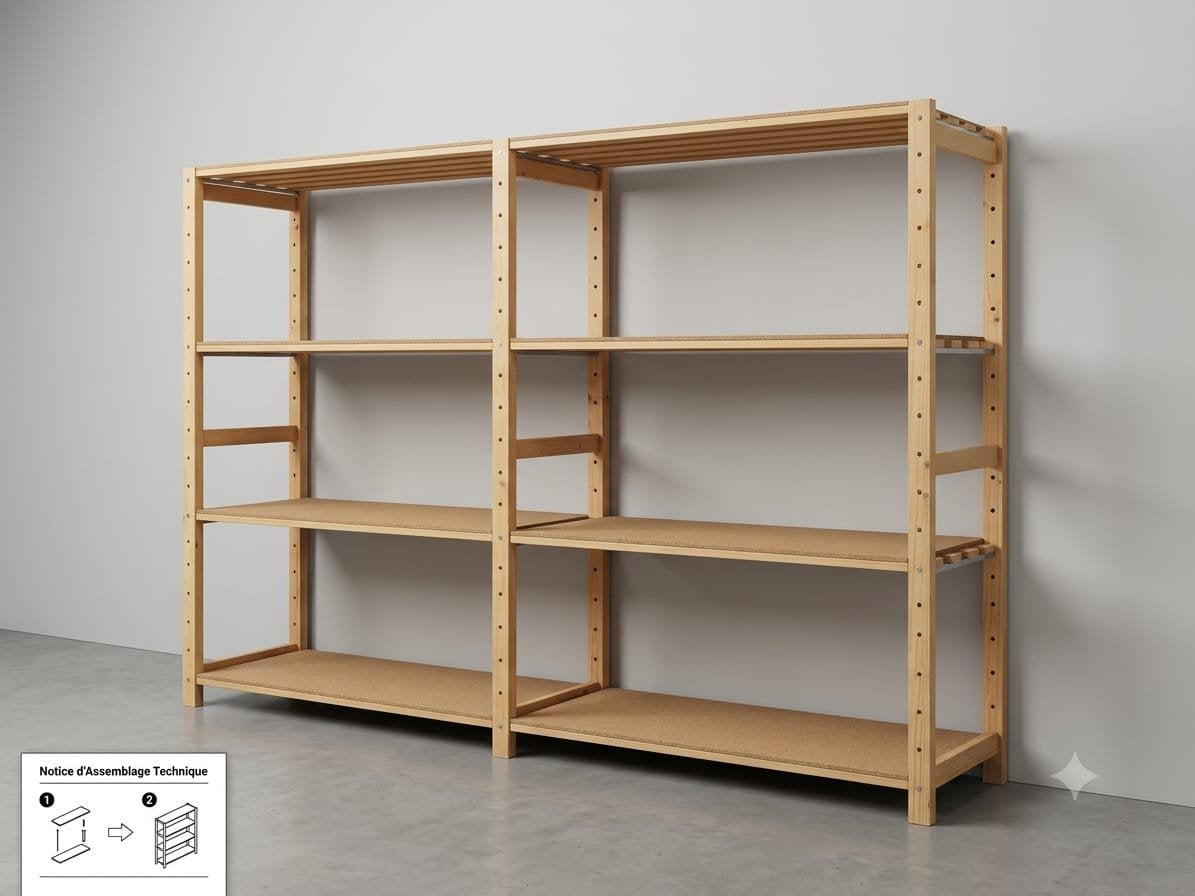 Liquidation! Etageres bois ; métal ; mixte !, Huis en Inrichting, Kasten | Stellingkasten, Ophalen, Zo goed als nieuw