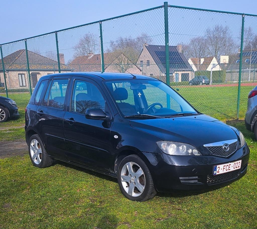 Mazda 2/Automaat/Airco/C.T OK, Stof, 4 cilinders, Zwart, Particulier
