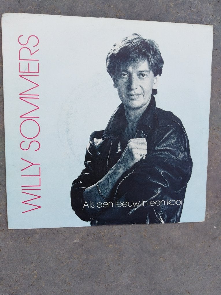 Willy Sommers: "Als een leeuw in een kooi"/W. Sommers-SETJE!, Fotohoes, Ophalen of Verzenden