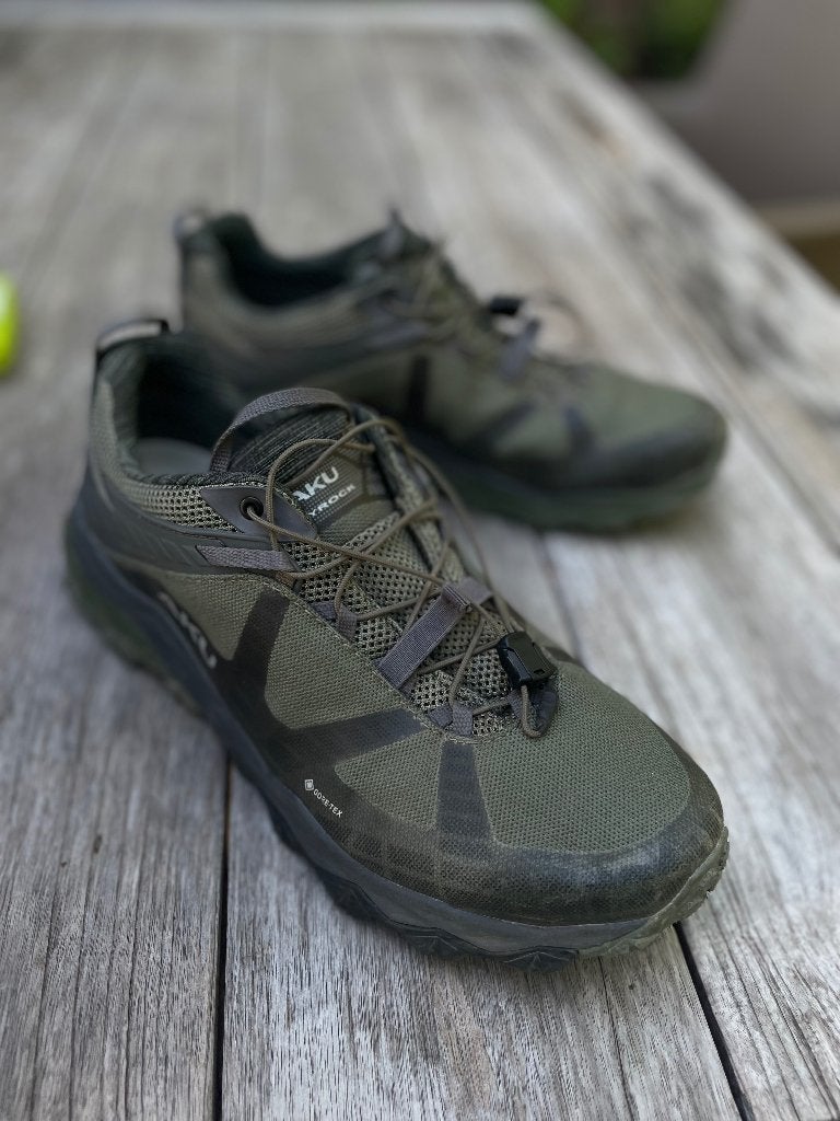 Aku Flyrock GTX, Wandel, Trailschoen, Sport en Fitness, Bergsport en Wandelen, Ophalen of Verzenden, Zo goed als nieuw, Schoenen