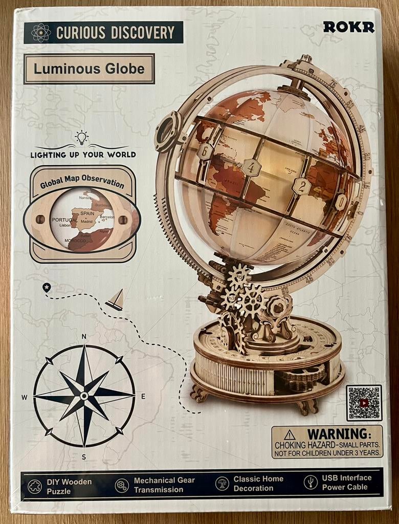Rokr Luminous globe - NIEUW IN SEAL, Ophalen, Nieuw