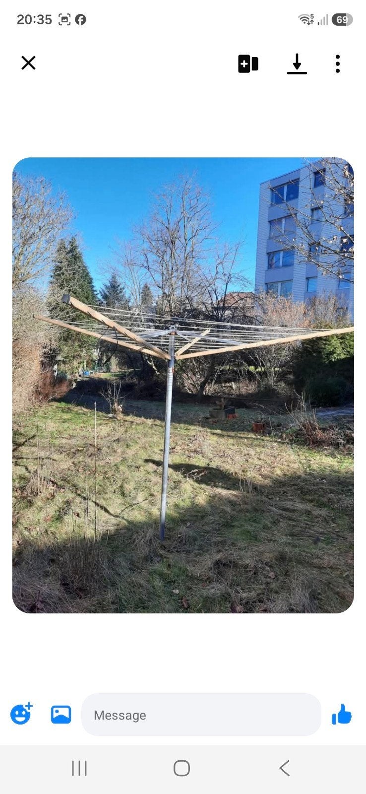 sèche linge, Enlèvement