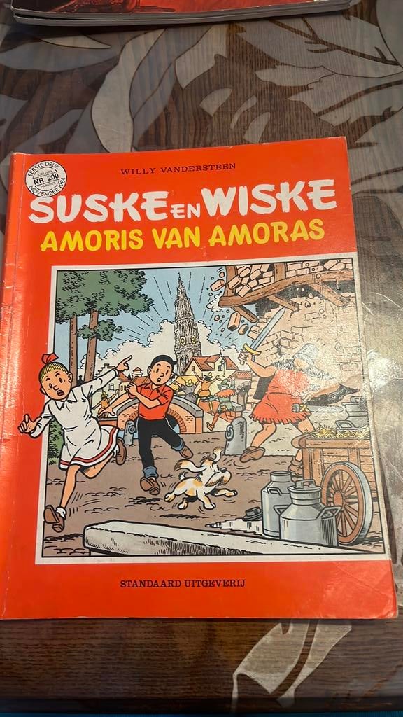 Strip suske en wiske eerste druk amoris van amoras, Une BD, Enlèvement, Comme neuf