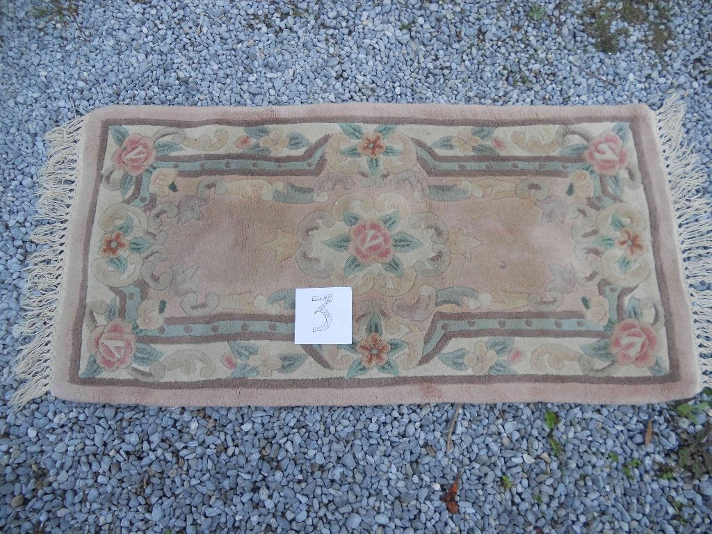 Tapis chinois, Enlèvement ou Envoi, Utilisé, Rose