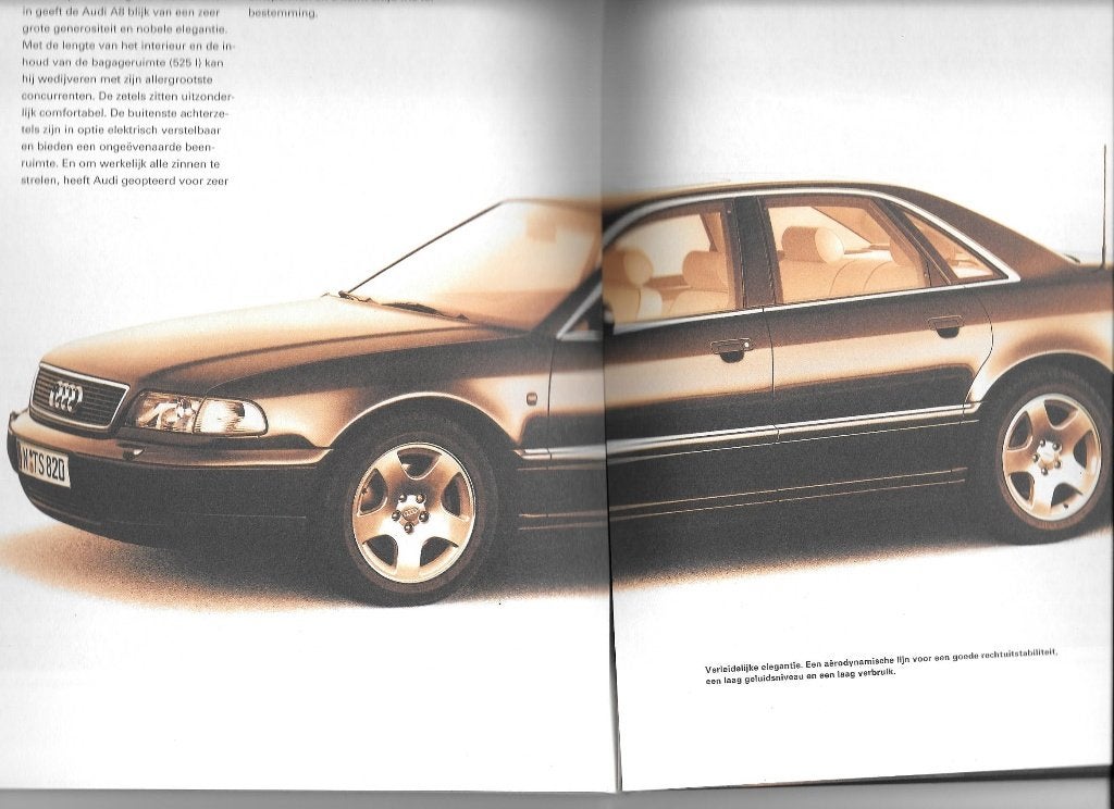 AUDI A8/S8,  brochure + fabrieksfoto's, Ophalen of Verzenden, Zo goed als nieuw, Audi