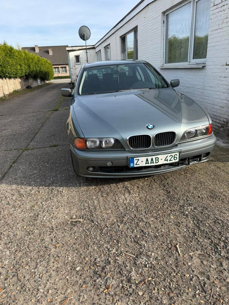 Bmw 520, Auto's, Zwart, 5 deurs, Particulier, Zilver of Grijs