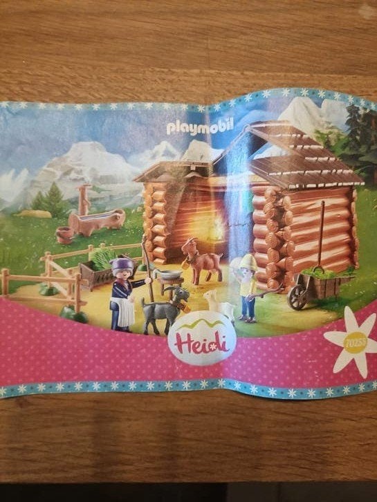 Heidi bij Grootmoeder Playmobil, Enlèvement