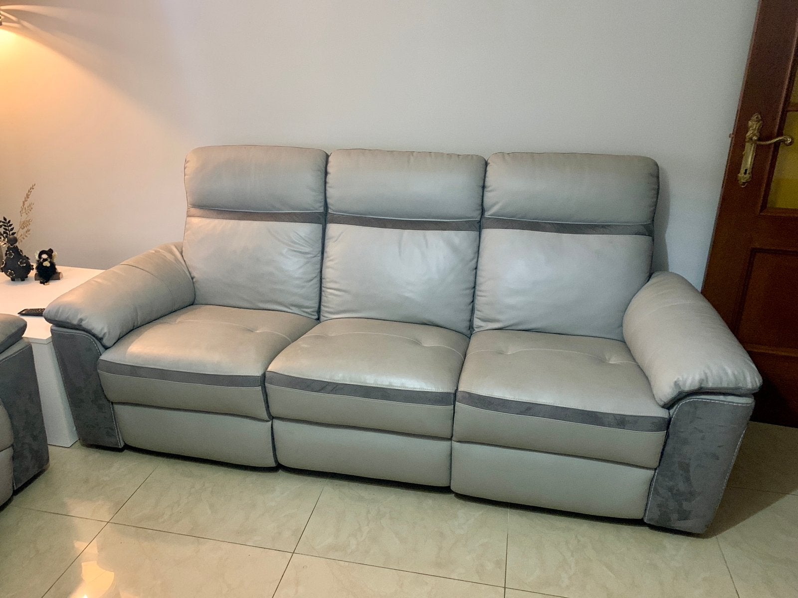 3 sit Zetel met 2 relax, Ophalen, Gebruikt, Driepersoons, 75 tot 100 cm