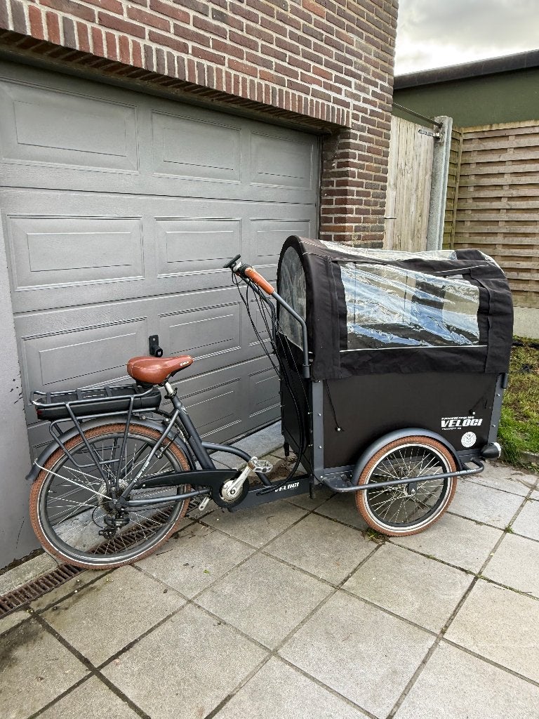 Veloci Maxi elektrische bakfiets, Fietsen en Brommers, Ophalen, Gebruikt