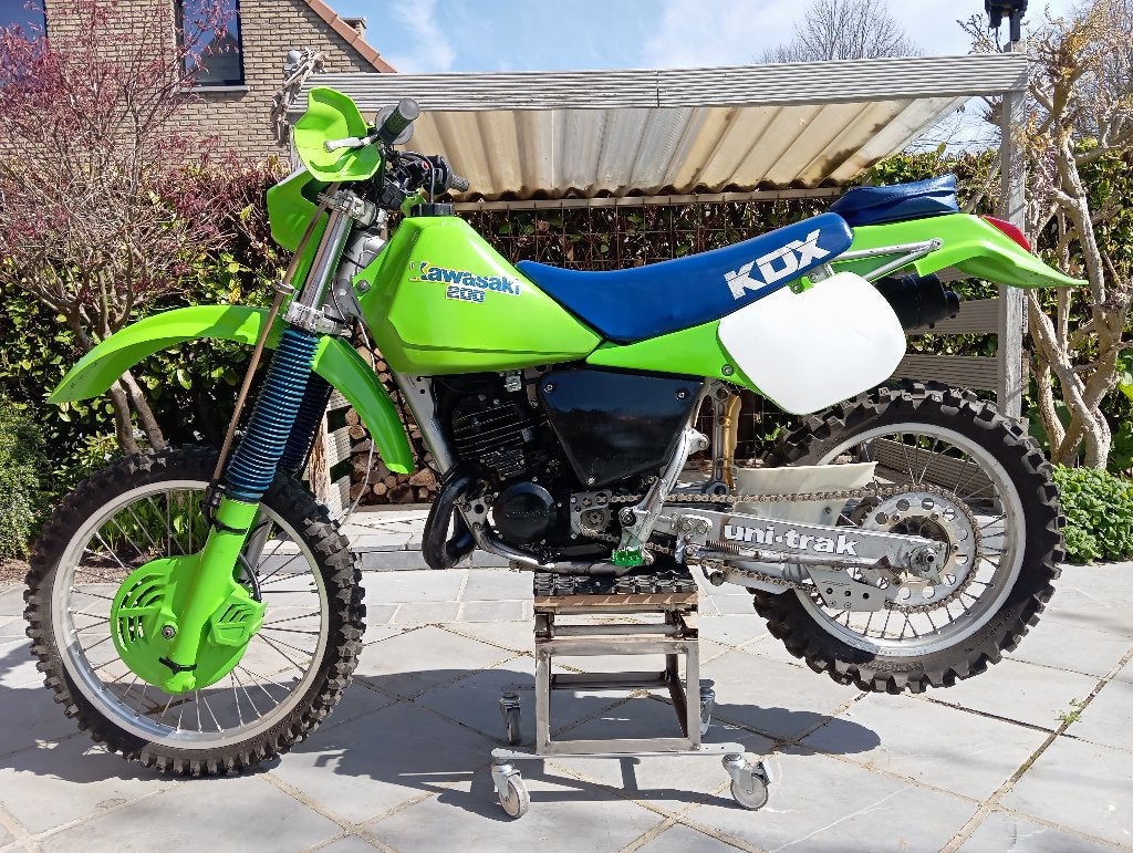 KAWASAKI KDX 200 86-88 / Gardes boue., Motos, Enlèvement ou Envoi, Utilisé