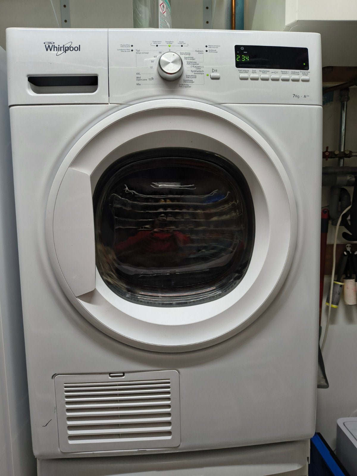 HDLX 70411 Whirlpool droogkast warmtepomp, Elektronische apparatuur, Ophalen