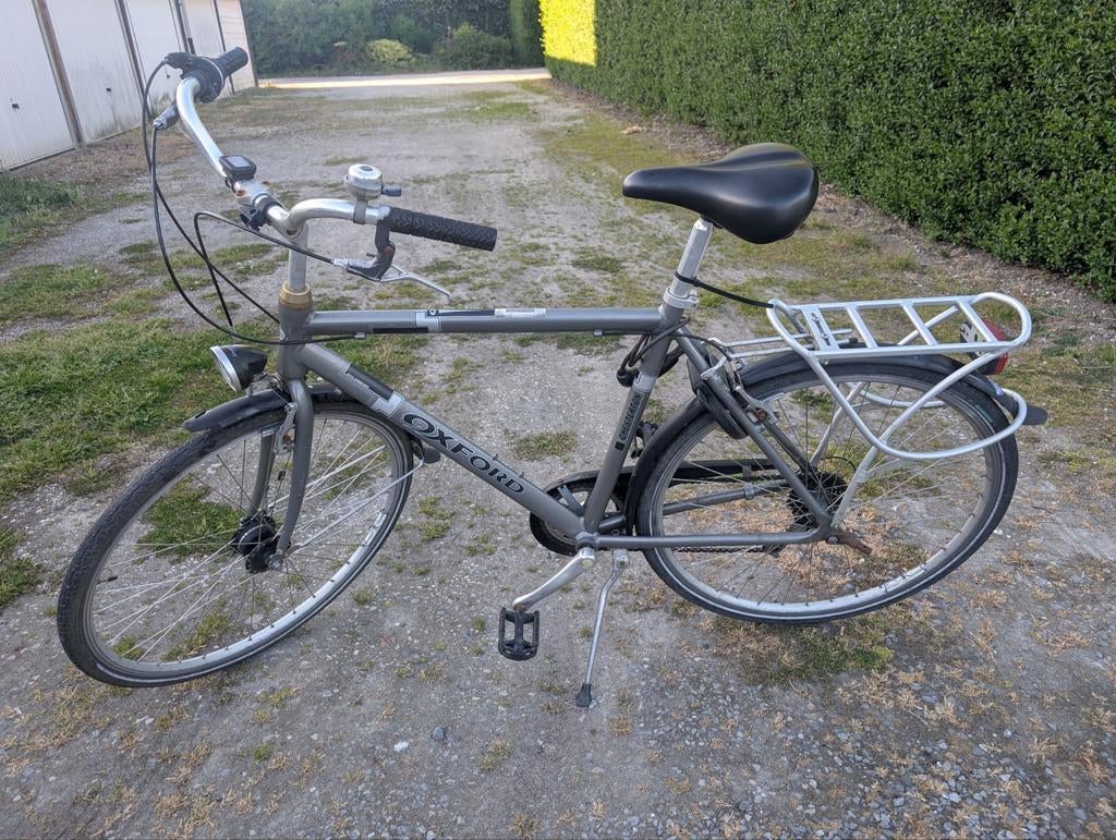 Herenfiets Oxford 6 versnellingen, Gebruikt, Velgrem, Versnellingen, 53 tot 57 cm