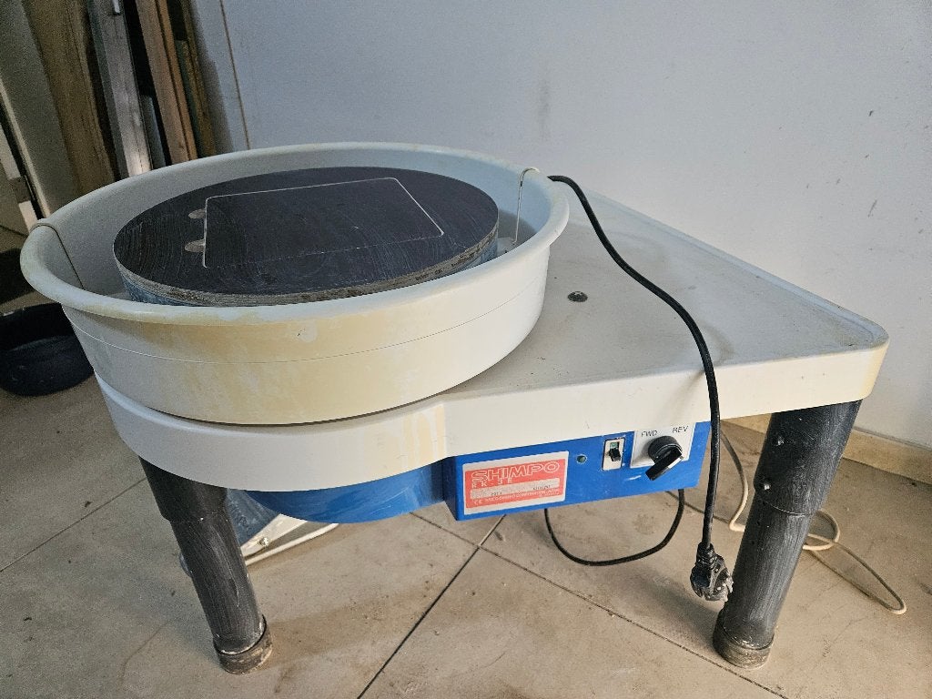 Shimpo RK‑3E elektrische draaischijf  + toebehoren, Hobby en Vrije tijd, Pottenbakken, Ophalen, Gebruikt