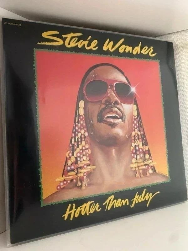 Stevie Wonder – Hotter Than July - France 1980, Cd's en Dvd's, Vinyl | R&B en Soul, LP, Gebruikt, Gatefold hoes, Verzenden