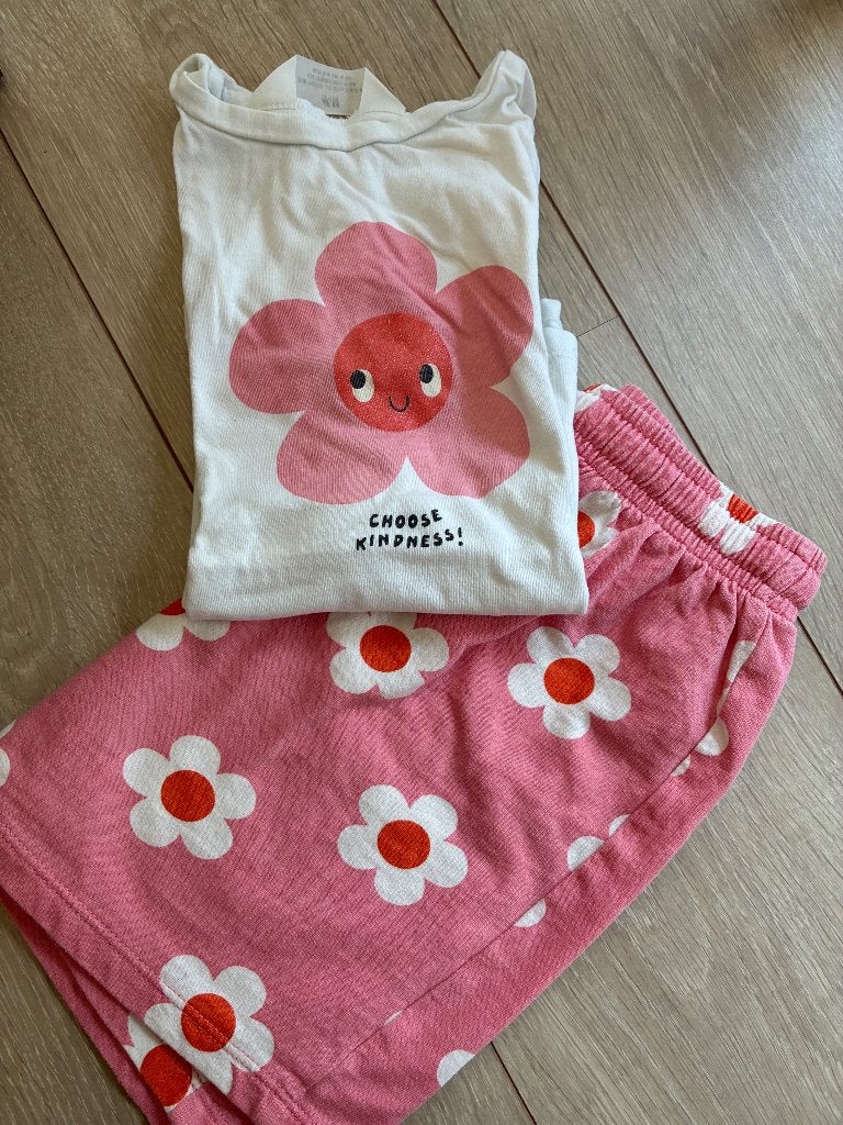 Setje H&M maat 110/116, Kinderen en Baby's, Kinderkleding | Maat 116, Gebruikt, Meisje, H&M, Ophalen of Verzenden