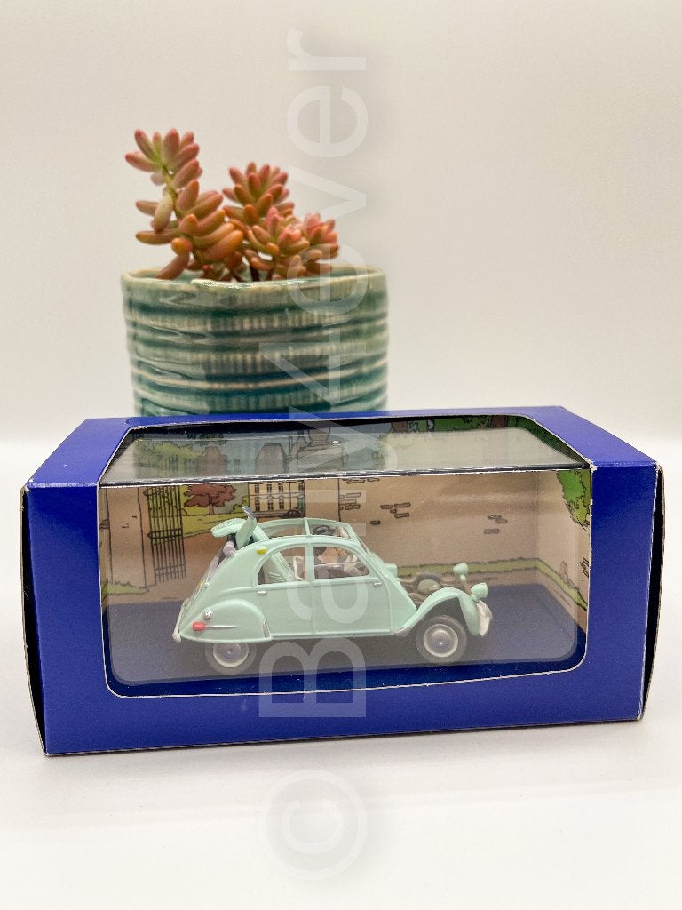 La 2cv emboutie des bijoux de la Castafiore 1/43 ATLAS, Collections, Enlèvement ou Envoi, Neuf