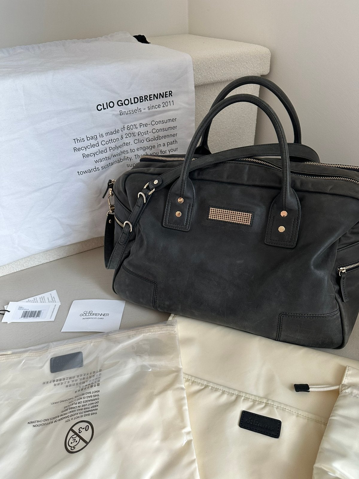 Clio Goldbrenner - Illythie verzorgingstas/weekendtas, Handtassen en Accessoires, Ophalen, Zo goed als nieuw