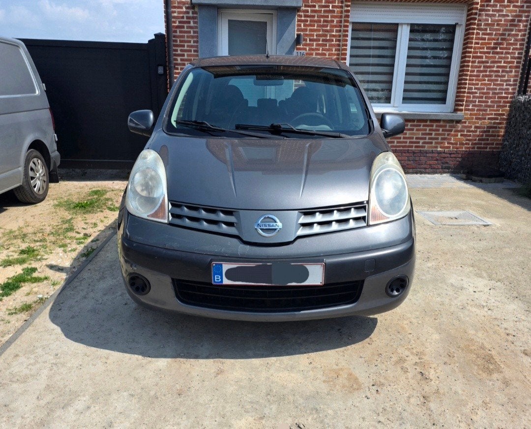 Nissan Note 1.4i 2006 Airco LEZ OK, Voorwielaandrijving, Stof, Zwart, 4 cilinders