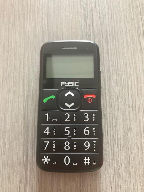 Mobiele telefoon met grote toetsen FYSIC. Goede staat, Télécoms, Enlèvement ou Envoi, Utilisé