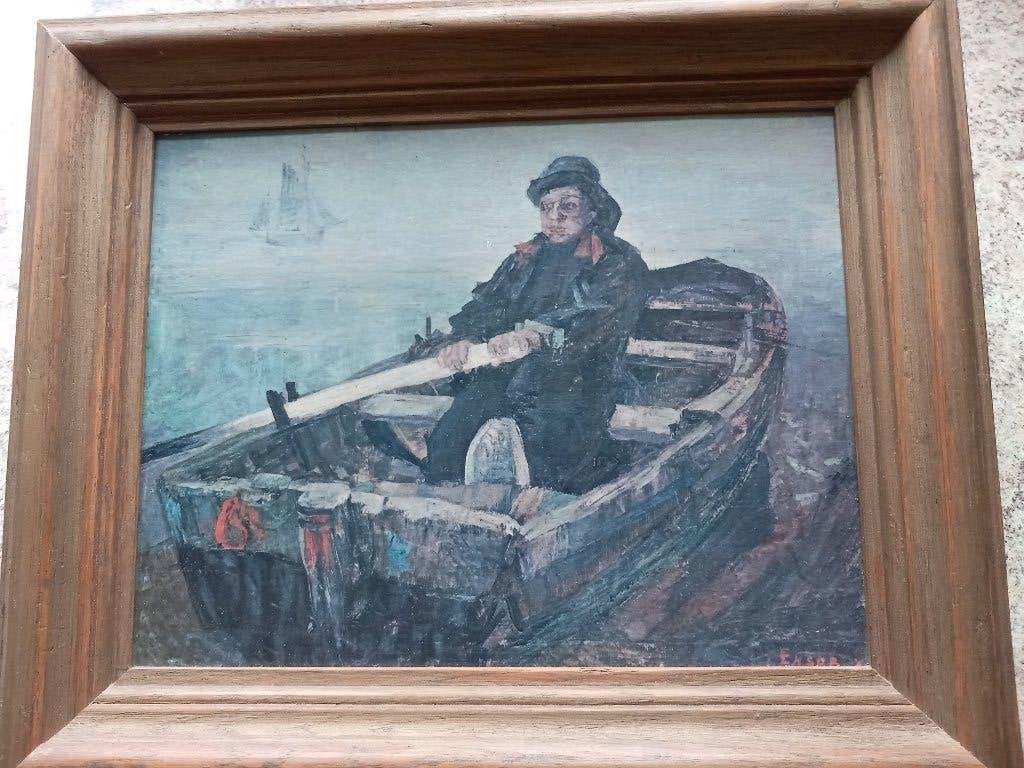 De roeier James Ensor x, Antiek en Kunst, Ophalen