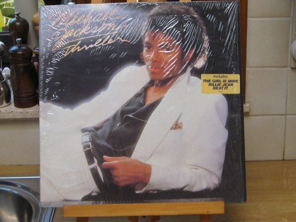 33t Lp  Michael Jackson Thriller, LP, Pop, Ophalen of Verzenden, Zo goed als nieuw