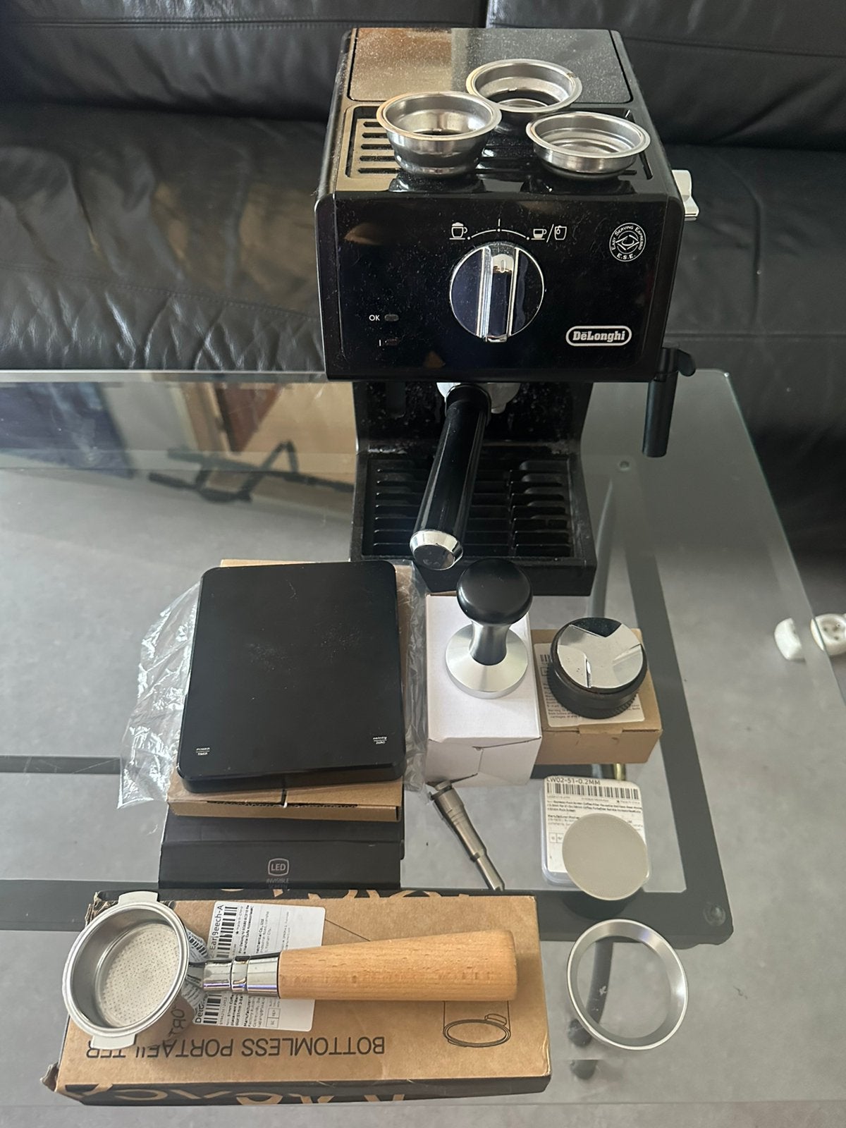 Delonghi espressomachine, Ophalen, Zo goed als nieuw