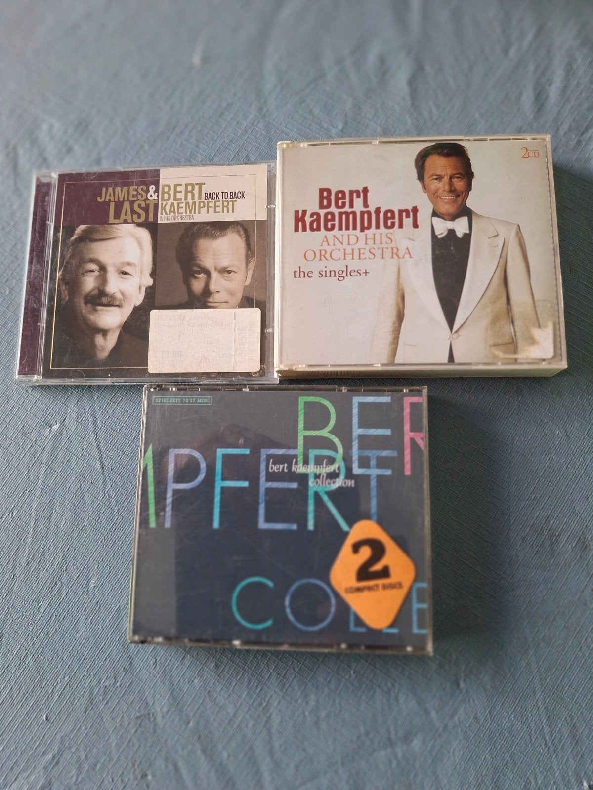 Double CD Bert Kaempfert+James Last, CD & DVD, CD | Instrumental, Enlèvement ou Envoi