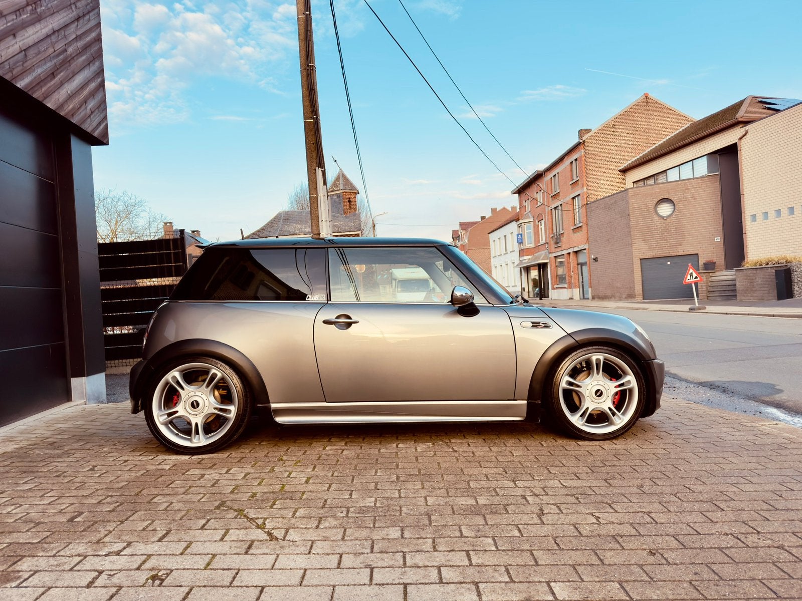 MINI John Cooper Works – 2005 – Dark Silver Metallic, Auto's, Voorwielaandrijving, Sound system, 1600 cc, Leder