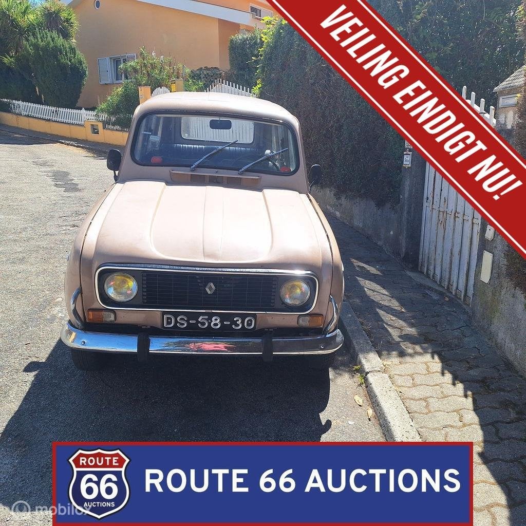 Renault 4 LC | 1975 | Route 66 Auctions, Auto's, Renault, Zwart, Bedrijf, Handgeschakeld