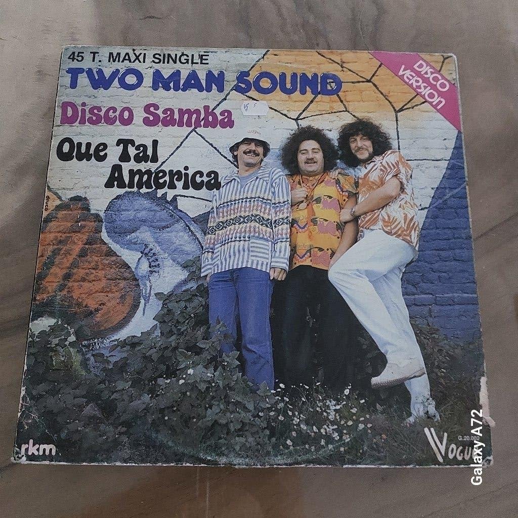 two man sound disco samba 12 inch maxi, CD & DVD, 12 pouces, Enlèvement ou Envoi, Utilisé, Pop