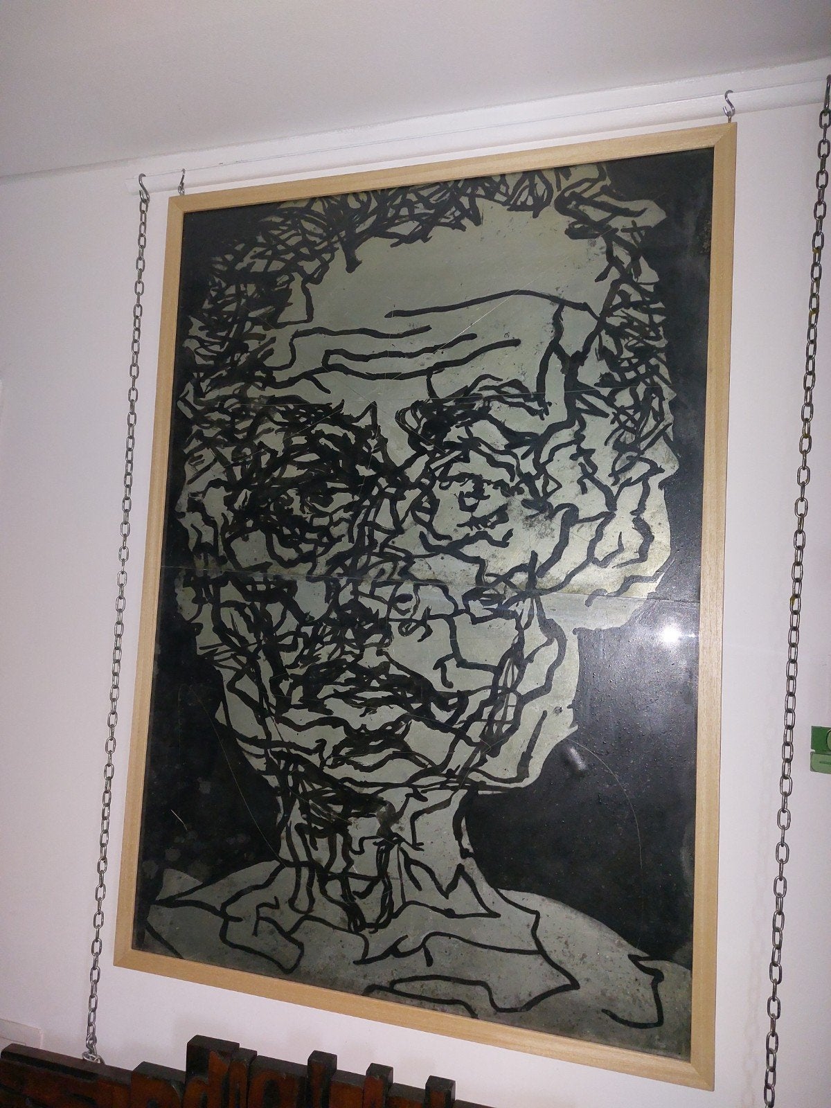 Bervoets  Fred heeft , Samdillemans getekend op de zinkplaat, Ophalen