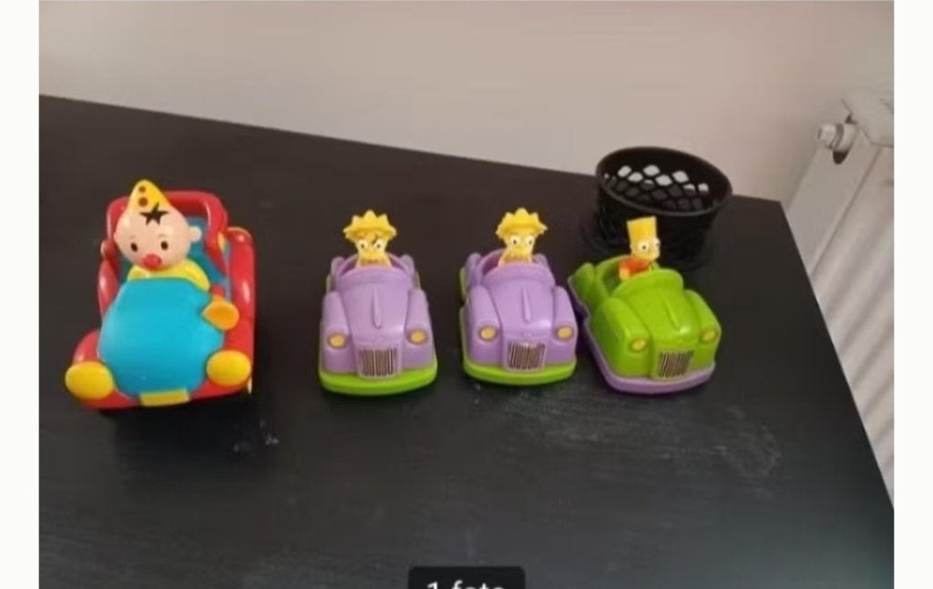 Speelgoed autootjes the simpsons, Ophalen, Gebruikt