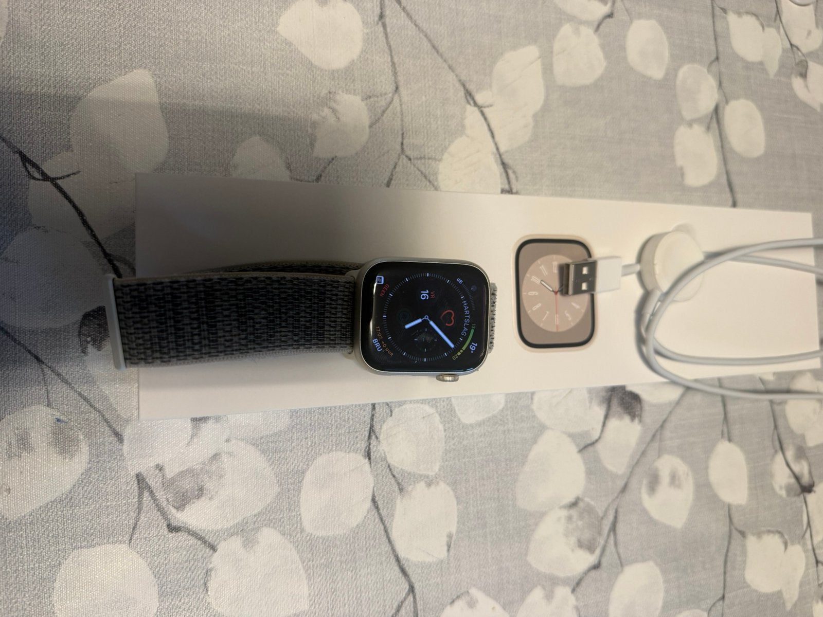 Apple watch series 8 45mm case gps+cellular, Étanche, Niveau de stress, IOS, Enlèvement