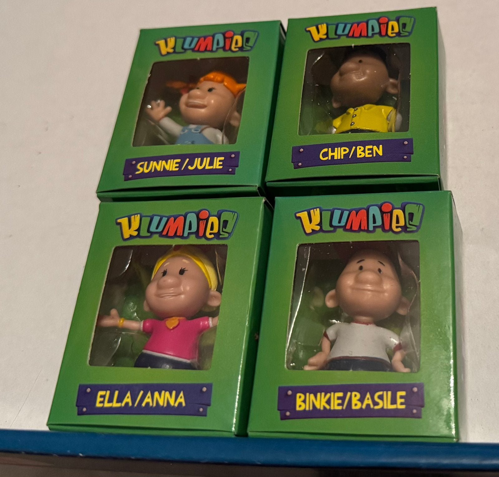 Klumpies, 4 figuurtjes, 1 lot, Verzamelen, Ophalen of Verzenden, Nieuw