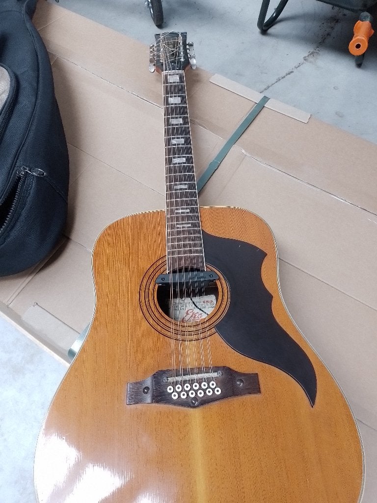 Guitare 12 cordes Eko, Musique & Instruments, Enlèvement ou Envoi, Comme neuf, Guitare Western ou Guitare Folk, 12 cordes