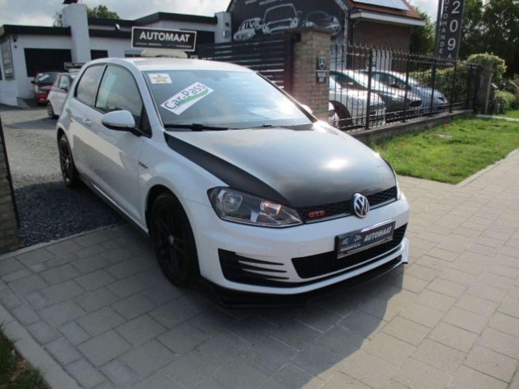 Volkswagen Golf GTD 2.0TDi 185PK DSG F1 SCHAKELPEDDELS BLACK, Auto's, Automaat, Stof, Gebruikt, 4 cilinders