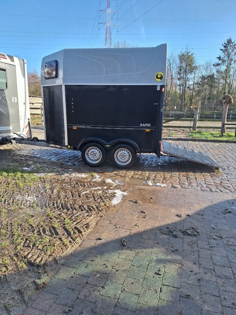 Paardentrailer Humbaur Rapid, Dieren en Toebehoren, Ophalen, Gebruikt, Polyester, 2-paards trailer