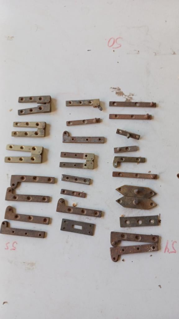 POIGNÉES DE PORTE D'ARMOIRES ANCIENNES DIVERSES POUR RESTAUR, Enlèvement ou Envoi