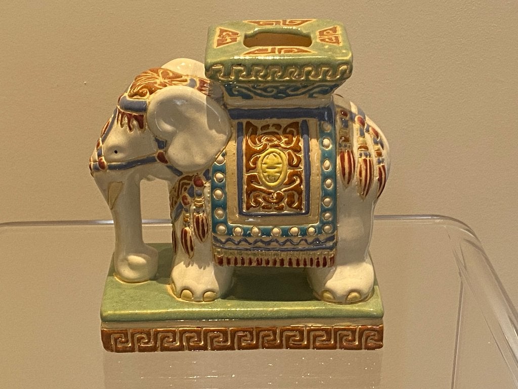 keramische olifant, Ophalen