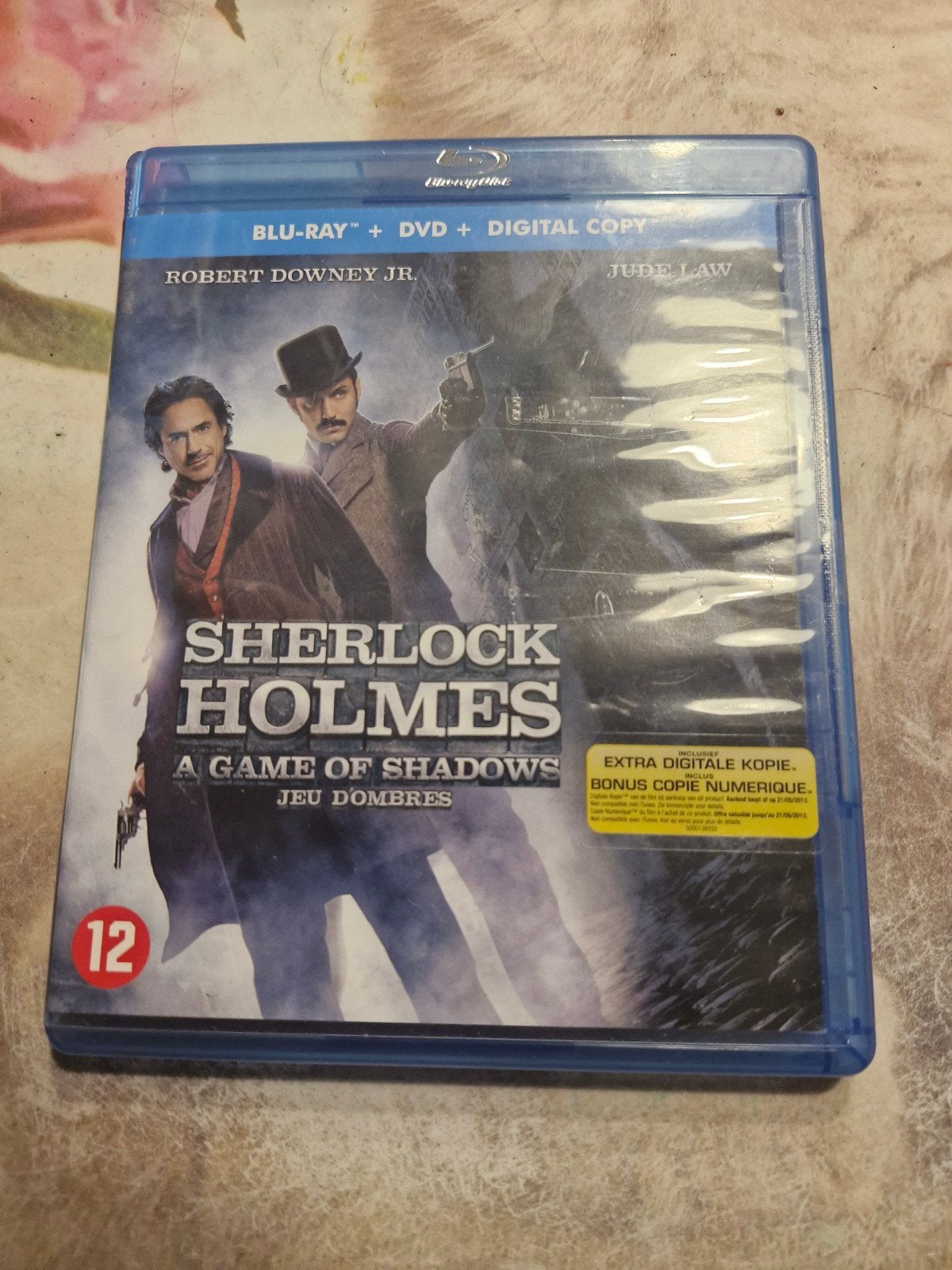 blu_ray+dvd sherlock holmes jeu dombres, CD & DVD, Blu-ray, Enlèvement ou Envoi, Néerlandais, Comme neuf, Classiques