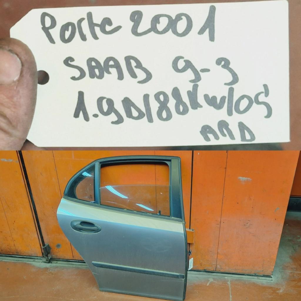 COMPLETE RECHTER ACHTERDEUR VOOR SAAB 9-3 1.9D GRIJS, Ophalen, Gereviseerd, Saab, Deur