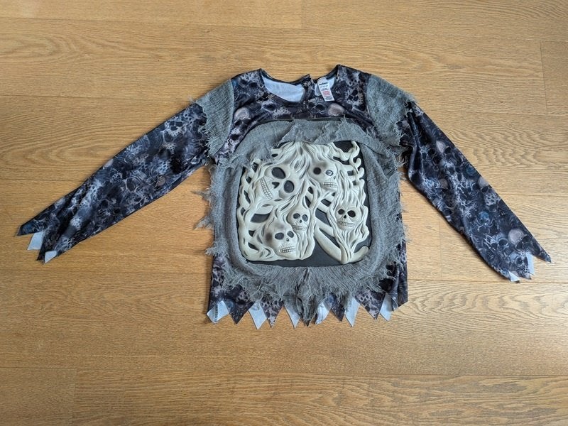 déguisement - pull d' Halloween - taille 146-152 (11-12 ans), Ophalen, Gebruikt