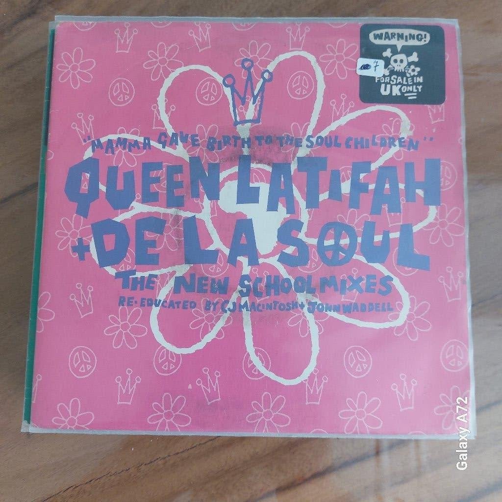 queen latifah & de la soul mamma gave birt to the soul child, Gebruikt, 7 inch, Ophalen of Verzenden, Pop
